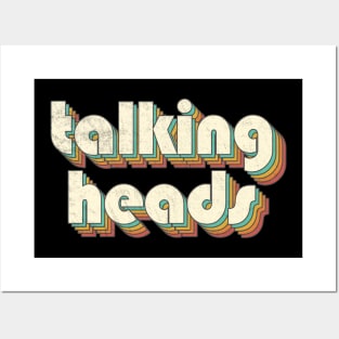 Vintage Talking Rainbow Letters Distressed Style Posters and Art